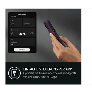 Aire Acondicionado Portátil de 9000 BTU con Control por Aplicación WiFi, 3 en 1: Refrigeración, Deshumidificador y Ventilador, R290, Temporizador de 24h, Pantalla Táctil LED, para Habitaciones de hasta 40m2 - Product Image 6