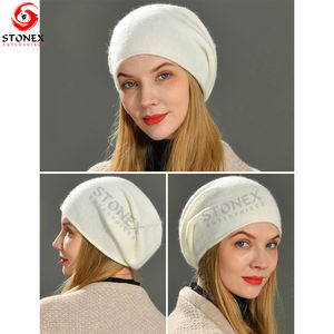 Made Custom 100% Cotton <b>Winter</b> Knitted Skully Beanie <b>Hats</b> Outdoor Warm Beanies for <b>Women</b> - Product Image 6