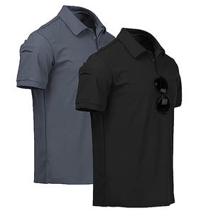 T-shirt personnalisé pour hommes Polo de sport à revers de golf T-shirt polo de qualité en jersey pour hommes - Product Image 1