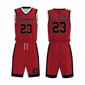 Ensemble de maillot de basket-ball personnalisé avec nom d'équipe et numéro, respirant et à séchage rapide - Product Image 4
