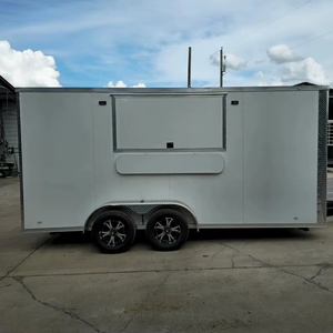 รถลากอาหารสีขาวขนาด7นิ้ว x 16นิ้วสำหรับจัดเลี้ยงเครื่องดื่มบาร์เคลื่อนที่สำหรับโรงงานอาหารขนมขบเคี้ยวและการใช้ไวน์ - Product Image 1