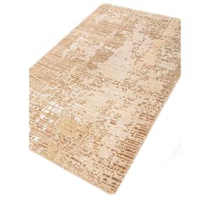 Uvenuti Abstract Pattern Beige & <b>Brown</b> Hand Knotted <b>Wool</b> & Bamboo Silk Rug for Home LRB-1670 - Product Image 2