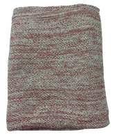 Selimut Rajut Raschel Lembut Empat Musim 100% Katun Organik, Dapat Disesuaikan dengan Motif Solid, Floral, dan Garis-garis Sublimasi