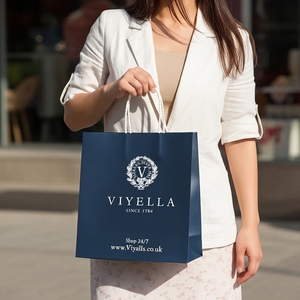 ถุงกระดาษอเนกประสงค์เป็นมิตรกับสิ่งแวดล้อมสำหรับซื้ออาหารเครื่องสำอางเสื้อผ้าเครื่องประดับของขวัญตกแต่งบรรจุภัณฑ์ขายปลีก - Product Image 6