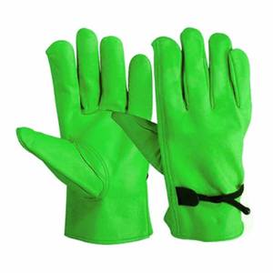 Gants de travail en cuir de vachette grainé de haute performance, résistants à l'abrasion, pour le jardinage, protection personnelle - Product Image 5