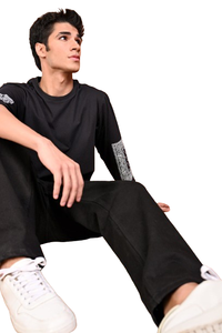 100% Premium Satin coton hommes T-Shirts manches longues séchage rapide col en v col polo personnalisé Logo en relief impression haute qualité ODM - Product Image 6