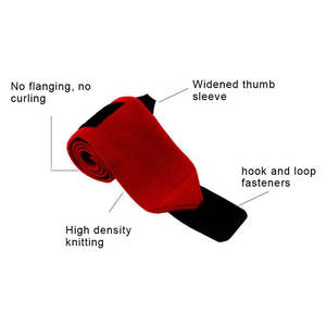 Muñequeras de levantamiento de pesas hechas a medida de tendencia OEM muñequeras de levantamiento de pesas ajustables con logotipo personalizado - Product Image 6