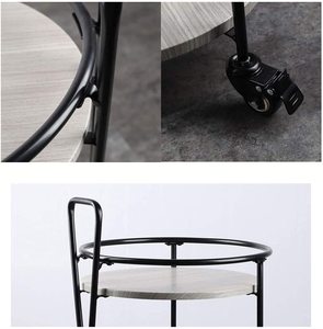 Wooden & metal <b>serving</b> <b>trolley</b> bar cart for home catering hotel restaurant kitchen food <b>serving</b> <b>trolley</b> wine & glasses holders - Product Image 2