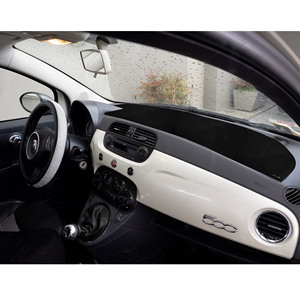 แผ่นปิดคอนโซลหน้ารถยนต์ Fiat 500 แบบติดกาว - Product Image 1