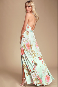 Vestido de verano de fiesta largo con estampado Digital, informal - Product Image 3