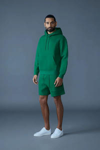 Sudadera con capucha con bordado personalizado Unisex 400gsm Puff estampado francés Terry alta calidad 100% algodón orgánico suéter de gran tamaño hombres Sudadera con capucha - Product Image 2