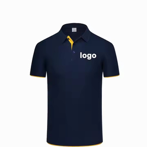 T-shirt en jersey 100 % coton pour homme, grande taille, col uni, anti-plis, respirant, décontracté, manches courtes, mode estivale - Product Image 5