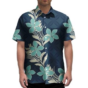 Chemises personnalisées anti-rides 100 % polyester tricotées par sublimation, motif floral vintage, tenue de plage pour homme, vêtements décontractés - Product Image 5