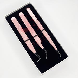 แหนบขนตาปลอมเพิ่มวอลลุ่มด้ามจับเพชรแบบมืออาชีพปากต่อปากปรับแต่งได้ตามต้องการ - Product Image 6