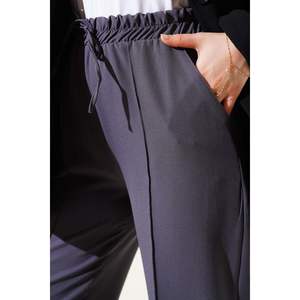 Pantalon large à taille élastique pour femmes Pantalon cargo décontracté respirant avec ruban disponible Petites tailles XL Options de taille basse moyenne - Product Image 3