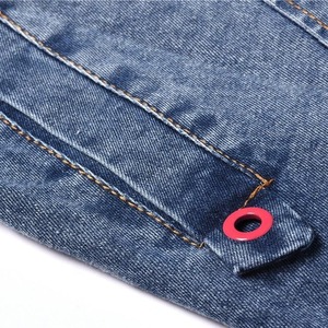 Top Fashion femmes 100% coton Jeans veste dernière vente chaude fantaisie décontracté Style classique marque vêtements - Product Image 3