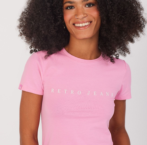 Camiseta de verano para mujer de calidad premium con decoración de botones estampados ecológicos - Product Image 2