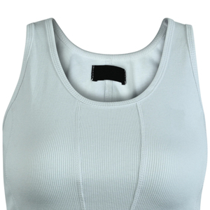 Débardeurs pour femmes de grande taille, shorts décontractés, couleur unie, tricotés, respirants, manches de soutien-gorge, options personnalisables - Product Image 2