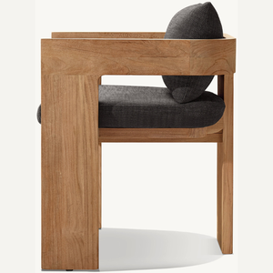 Hot <b>sale</b> single <b>chair</b> made of teak <b>wood</b> with modern style with strong and durable <b>chair</b> legs equipped with soft cushions - Product Image 3