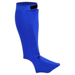 Protections de tibia personnalisées de couleur bleue en gros, entraînement sportif, protection des jambes, légères, durables, respirantes - Product Image 3