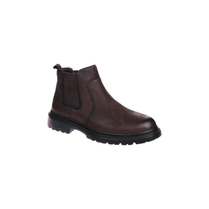 M1146 Men's Classic Genuine Leather Chelsea Boots Slip Resistant Autumn Winter Casual Walking Footwear - Product Image 2