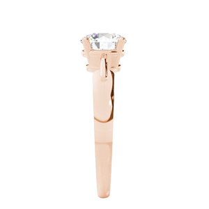 1.00 CT แหวนหมั้นเพชรที่โตในแล็บธรรมชาติ14K โรสโกลด์โซลิแทร์เครื่องประดับสำหรับงานเลี้ยงที่ได้รับการรับรองมาตรฐานด้านการตัดน่ารัก IGI - Product Image 4