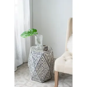 Best Choice Mother of Pearl Side <b>Table</b> OEM Design Customize Handmade Decor Home Furniture From Vietnam Factory Directly - Product Image 5