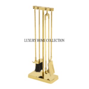 Premium iron <b>fire</b> pit <b>tools</b> with heavy-gauge steel construction and strong anti-rust finished for long-lasting durability - Product Image 4