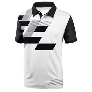 เสื้อโปโลผู้ชายคุณภาพสูงสำหรับฤดูร้อน แฟชั่นลำลอง ระบายอากาศได้ดี รับสกรีนโลโก้ ผ้าฝ้าย 100% แขนสั้น กันยับ - Product Image 2