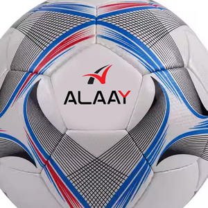 Alaay Ballon de football en cuir thermocollé PU épaissi Taille 5 Fabricant OEM Logo Personnalisé Vente en gros - Product Image 2