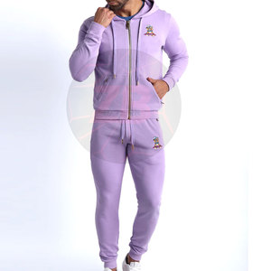 Survêtements d'hiver pour hommes en grande quantité fabriqués sur mesure et respirants dernier style de broderie à motifs solides Service OEM - Product Image 1