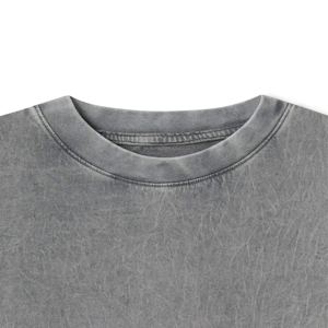 Primavera Verano nuevo peso pesado 100% algodón suelta Vintage camiseta personalizada hombres Vintage camiseta de gran tamaño camiseta para hombres - Product Image 3