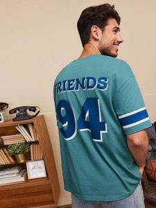 เสื้อยืดพิมพ์ลายวินเทจซักกรด/ซักแล้วทำจากผ้าฝ้ายเนื้อนุ่ม100% จากปากีสถาน - Product Image 2