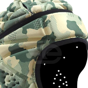 Casques de rugby durables, coque en ABS, conception ventilée, rembourrage intérieur souple, protection de la tête résistante aux chocs pour les entraînements et les matchs - Product Image 3