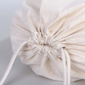 Cotton <b>Drawstring</b> <b>Pouch</b> 12x16 Eco-Friendly Reusable Storage & Gift Bag Screen Printed for Bracelets Clothing Watches & Crafts - Product Image 4