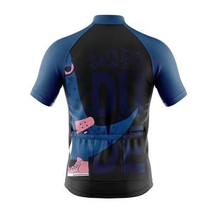 Maillot de Ciclismo de Manga Corta Estampado para Hombre, para Bicicleta de Carretera o Montaña, Transpirable, de Nailon, Ropa Deportiva - Product Image 5