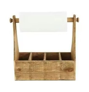 Soporte de Madera Rústico para Cuchillos y Cubiertos, Bloque de Madera para Cuchillos para Uso en el Hogar y la Cocina - Product Image 4