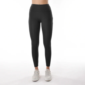 Leggings Casuales de Tela Suave para Mujer, Leggings de Cintura Alta, Ajustados, Elásticos, Flexibles, para Uso Diario - Product Image 3