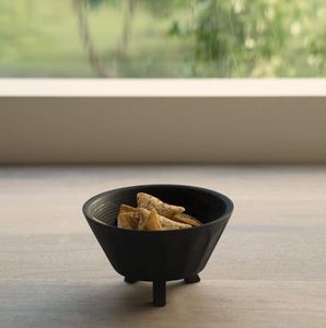 Bol de service en bois avec support nouveau meilleur Design Unique ustensiles de cuisine décoration de la maison décor de Table hôtel Restaurant fabriqué en inde - Product Image 3