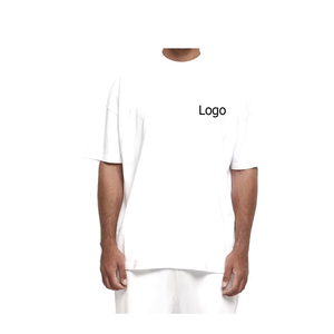 Fabricant de t-shirt professionnel de qualité supérieure personnalisé de haute qualité 100% coton t-shirt uni pour grande taille vêtements en vrac hommes - Product Image 3