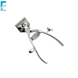 Máquina cortadora de pelo Manual Vintage profesional, recortadora, herramientas de corte de pelo de acero inoxidable veterinarias antiguas raras - Product Image 6