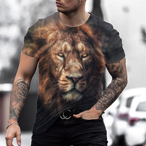 Camiseta para hombre 2025 Etiqueta Privada cuello redondo alta calidad 100 por ciento mezcla de poliéster sublimación estampado manga corta - Product Image 4