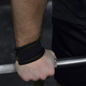 Sangles de poignet d'entraînement en coton personnalisées avec logo personnalisé, sangles de musculation robustes pour adultes, service OEM - Product Image 5