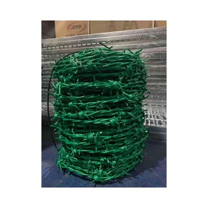 Alambre de púas recubierto de PVC de bajo precio disponible para granjas y seguridad perimetral - Product Image 5