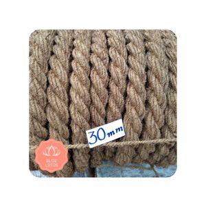 Corde en fibre de coco pour un design décoratif et rustique - Product Image 1