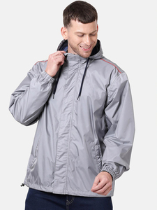 Nouvelle veste coupe-vent de sport pour homme, design personnalisé, réfléchissante, de haute qualité, avec nylon et élasthanne, saison printemps, vente en gros - Product Image 2