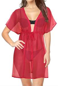 Export Selling Women's Beachwear Cover-Up Floral Print Swimwear Bikinis Available at Custom Sizes - Product Image 3