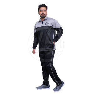 Fashionable Men Winter <b>Polyester</b> <b>Tracksuit</b> Sets-Lightweight Breathable Customizable High Quality Streetwear Sports Use OEM - Product Image 4