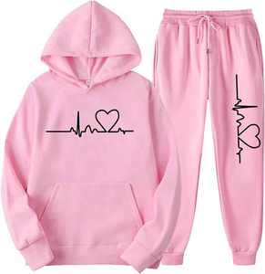 2025 nuevo superventas personalizado Jogging conjunto de 2 piezas señoras Jogging Conjunto personalizado mujer chándal personalizado chándales para mujer - Product Image 5