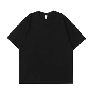 2025 vente en gros 100% coton personnalisé o cou manches courtes fabricant lourd imprimé surdimensionné goutte épaule hommes T-Shirts - Product Image 2